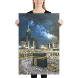 Poster - The Sacred Mosque - (Great Mosque of Mecca) - Arabic - Mecca - Saudi Arabia IMAGES OF GOD