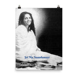 Poster- Hindu Saint Ananda Mayi Ma - or Bliss permeated Mother - ID-MA-1011 IMAGES OF GOD