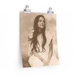 Quality Vertical POSTER - US Made - Hindu Saint Ananda Mayi Ma - or bliss permeated Mother - Bring Blessings Home Printify