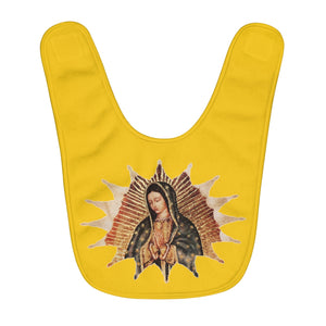 Fleece Baby Bib Oro - Nuestra Señora de Guadalupe, también conocida como la Virgen de Guadalupe - Mexico - Catholicism