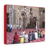 Printed in USA - Canvas Gallery Wraps - Group of Muslims praying at Hassan mosque - Cairo - Egypt - Islam