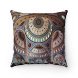 Faux Suede Square Pillow - Merkez Kulliye Cami or Manavgat Central Mosque - Turkey Islam