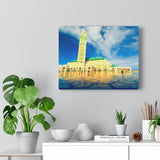 Printed in USA - Canvas Gallery Wraps - Exterior of Hassan II Mosque - CASABLANCA - Morocco, Africa Islam