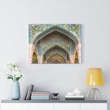 Printed in USA - Canvas Gallery Wraps - Arches of the Vakil Mosque in Shiraz, Iran - Islam