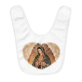 Fleece Baby Bib Blanco - Nuestra Señora de Guadalupe, también conocida como la Virgen de Guadalupe - Mexico - Catholicism