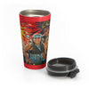 Stainless Steel Travel Mug - Vaso de acero - Fiestas en Basilica de Our Lady of Guadalupe, also known as the Virgen of Guadalupe - Mexico - Catholicism