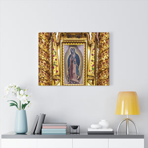 US MADE -  Canvas Gallery Wraps - Our Lady Virgin of Guadalupe - Miracle apparition of Virgin Mary in 1531 to a humble peasant Indian in Mexico 👼