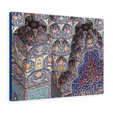 Printed in USA - Canvas Gallery Wraps - Al Qubrah Mosque in Muscat, the Sultanate of Oman in the Middle East - Islam