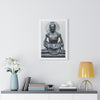 Buddhism - Framed Vertical Poster - Buddha in his Ascetic Practices - Fasting & Concentration - India