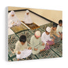 Printed in USA - Canvas Gallery Wraps - Children in prayer in Mosque - Islam