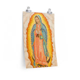 Posters de CALIDAD - Premium Matte vertical posters - Image of Virgen of Guadalupe from Israel - Mexico - Catholicism