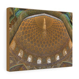 Printed in USA - Canvas Gallery Wraps - Inside the Sheikh Lutfallah Mosque - Isfahan, Iran - Islam