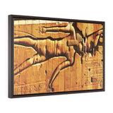 Horizontal Framed Premium Gallery Wrap Canvas - Luxor Temple section - Egypt - Ancient religions