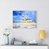 Printed in USA - Canvas Gallery Wraps - Hassan II Mosque in Casablanca, Morocco - Africa - Islam