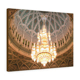 Printed in USA - Canvas Gallery Wraps - Sultan Qaboos Grand Mosque, MUSCAT – OMAN Main Hall, Dome & Great Chandelier - Islam