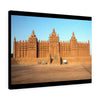 Printed in USA - Canvas Gallery Wraps - A front view of the Djenne mud mosque in Mali - Africa - Islam