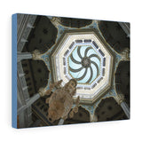 Printed in USA - Canvas Gallery Wraps -Decorated ceiling inside Moscow Cathedral Mosque, Russia - Islam