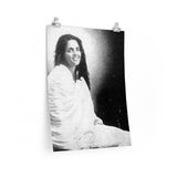 **Vertical POSTER ** Note: the image is blurry  - US Made - Hindu Saint Ananda Mayi Ma - or bliss permeated Mother - Bring Blessings Home