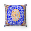 Faux Suede Square Pillow -  Arabic calligraphy on dome of Selimiye Mosque Turkey - Islam