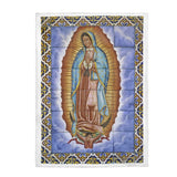 Manta de felpa de terciopelo - Velveteen Plush Blanket - Our Lady of Guadalupe, also known as the Virgen of Guadalupe - Mexico - Catholicism
