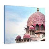 Printed in USA - Canvas Gallery Wraps - Putra Mosque is the principal mosque of Putrajaya, Malaysia.  - Islam