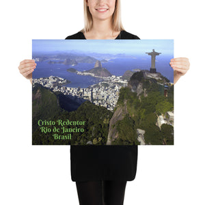 Poster - Cristo Redentor, Rio de Janeiro, Brasil - South America -  Catholicism