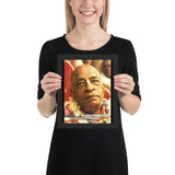 Framed poster - A.C. Bhaktivedanta Swami Prabhupada - Krishna - Vedanta- India