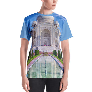 Women's T-shirt - The Taj Majal  - The Jewel of Muslim  art in India - Islam - Hindusim