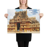 Canvas - Brihadishvara Temple - Shiva - Tamil Nadu - India - Hinduism