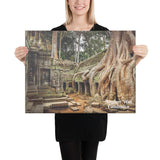 Canvas - Angkor Wat - One of the largest religious monuments - Hinduism and Buddhism