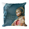 Premium Pillow - Hanuman - The Open heart of a True Disciple! - Hinduism