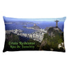 Premium Pillow - Cristo Redentor - Rio de Janeiro (two awesome views) - Brasil - South America - Catholicism