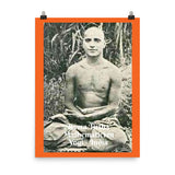 Poster -  Swami Rama Tirtha - Mathematcian - Yogi - Vedanta, Hinduism India