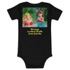 Baby bodysuit  - Bella + Canvas with  Ganesha Images - Blessings excellent health from Ganesha - Hinduism