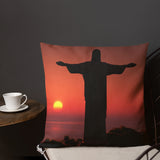 Premium Pillow - Cristo Redentor - Rio de Janeiro - Brasil - South America - Catholicism