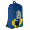 Backpack - Cristo Redentor (brazil flag on base) - Rio de Janeiro - Brasil - South America - Catholicism