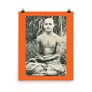 Poster -  Swami Rama Tirtha - Mathematcian - Yogi - Vedanta, Hinduism India