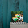 Premium Pillow -  In celebration of the Independence of India - Hinduism