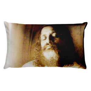 Premium Pillow - His Holiness Maharishi Mahesh - Founder  of TM - Hinduism