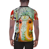 Ganesha - All-Over Print Men's Athletic T-shirt - Awesome impression! - Hinduism