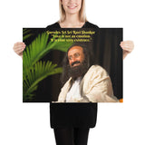 Poster - Gurudev Sri Sri Ravi Shankar - Karma, Kriya and Bhakti Yoga - Hinduism - India