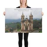 Canvas - Church of São Francisco de Assis, Ouro Preto, Brasil, South America - Catholicism