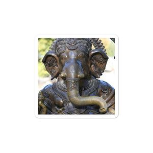 Bubble-free stickers - Lord Ganesha for success! - Hinduism