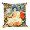 Premium Pillow - The Great Tibetan Maha Yogi Milarepa - Tibetan Buddhism