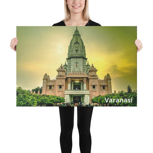 Canvas - Temple in Varanasi - India - Hinduism