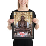 Framed poster - Statue of Mahavira - Janism -  India