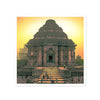 Bubble-free stickers - Konark sun-god temple - India - Hinduism