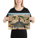 Poster - St. Peter's Square - The Vatican, Rome, Italy - Catholicism