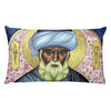 Premium Pillow - The Great Mystic Rumi and Swirling Dervishes - Islam - Sufism