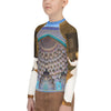 Youth Rash Guard - AOP - Moslem mosque on front/back, Sufi sacred dances on arms - Islam